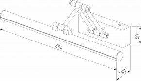 Подсветка для картины Elektrostandard Monza a064136 в Кировграде - kirovgrad.mebel24.online | фото 4