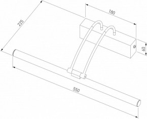 Подсветка для зеркала Elektrostandard Simple a063695 в Кировграде - kirovgrad.mebel24.online | фото 3