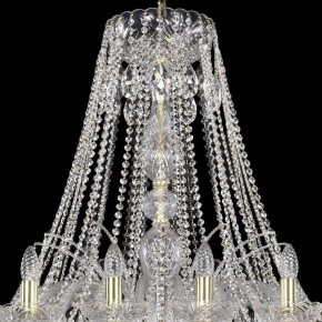 Подвесная люстра Bohemia Ivele Crystal 1411 1411/24/460/G в Кировграде - kirovgrad.mebel24.online | фото 4