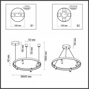Подвесная люстра Odeon Light Fonda 4317/58L в Кировграде - kirovgrad.mebel24.online | фото 6