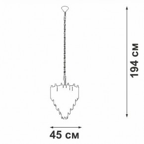 Подвесная люстра Vitaluce V58560 V58560-8/10 в Кировграде - kirovgrad.mebel24.online | фото 3