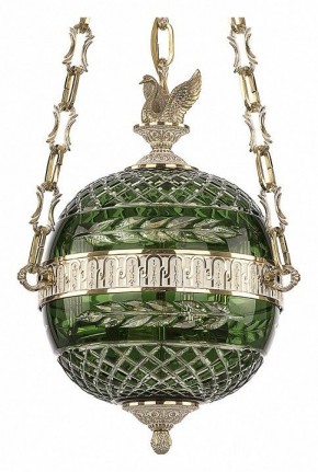 Подвесной светильник Bohemia Ivele Crystal 7100 71000P/25 GW Clear-Green/H-1J FS1S в Кировграде - kirovgrad.mebel24.online | фото 2