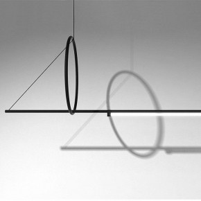 Подвесной светильник Imperiumloft Suspension Cercle Et Trait – Graphite Satine 40.1282-0 в Кировграде - kirovgrad.mebel24.online | фото 3