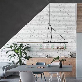 Подвесной светильник Imperiumloft Suspension Cercle Et Trait – Graphite Satine 40.1282-0 в Кировграде - kirovgrad.mebel24.online | фото 5