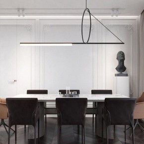 Подвесной светильник Imperiumloft Suspension Cercle Et Trait – Graphite Satine 40.1282-0 в Кировграде - kirovgrad.mebel24.online | фото 6