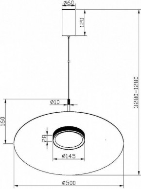Подвесной светильник Maytoni Halo MOD041PL-L15W3K1 в Кировграде - kirovgrad.mebel24.online | фото 4