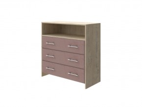 PROxSON Комод Varna (ЛДСП Бунратти+ткань Бунратти/Ultra Горячий шоколад) 90x40 в Кировграде - kirovgrad.mebel24.online | фото