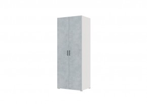 Шкаф 2-х створчатый VICTOR (Белый/Бетон) в Кировграде - kirovgrad.mebel24.online | фото 1