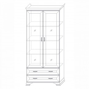 Шкаф (2 стеклодвери) Сиена в Кировграде - kirovgrad.mebel24.online | фото 6