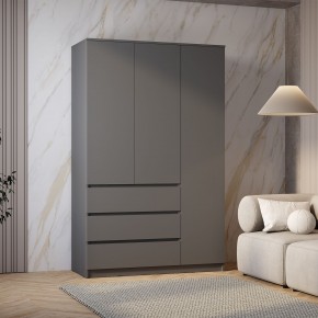 Шкаф 3-х створчатый Симпл ШК-08 (графит) в Кировграде - kirovgrad.mebel24.online | фото 3