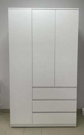 Шкаф 3-ств. с 3 ящиками "Бьянко" в Кировграде - kirovgrad.mebel24.online | фото 3
