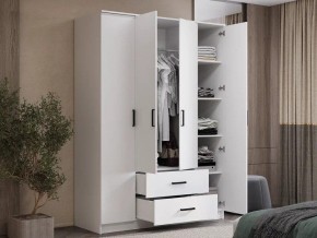 Шкаф 4-х створчатый Титан (белый) в Кировграде - kirovgrad.mebel24.online | фото 4