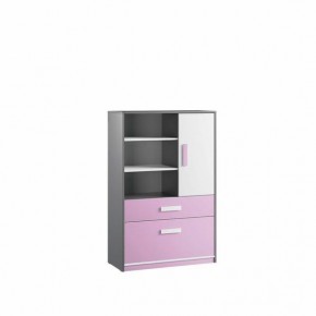 Шкаф книжный Кэнди КШ-2 Лаванда в Кировграде - kirovgrad.mebel24.online | фото