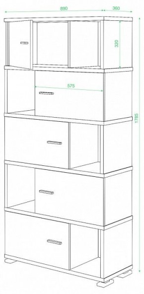 Шкаф комбинированный Домино СБ-30/5 в Кировграде - kirovgrad.mebel24.online | фото 3