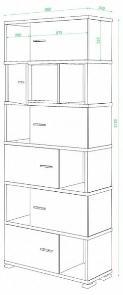 Шкаф комбинированный Домино СБ-30/6 в Кировграде - kirovgrad.mebel24.online | фото 3