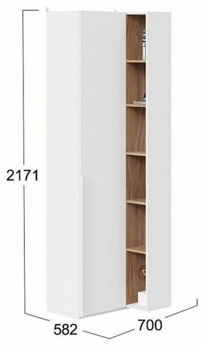 Шкаф комбинированный Порто СМ-393.21.024 в Кировграде - kirovgrad.mebel24.online | фото 2