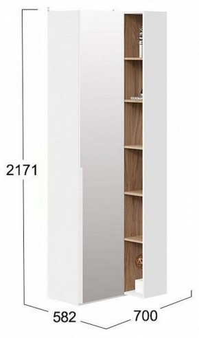 Шкаф комбинированный Порто СМ-393.21.025 в Кировграде - kirovgrad.mebel24.online | фото 2