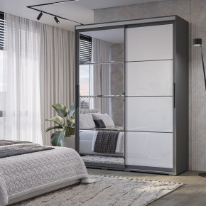 Шкаф-купе Крафт-6 1.6 м ШКК-06 (графит) в Кировграде - kirovgrad.mebel24.online | фото 1