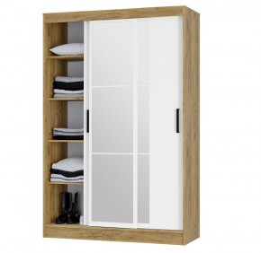 Шкаф-купе Тайм ШКК-03 (крафт/белый) в Кировграде - kirovgrad.mebel24.online | фото 3