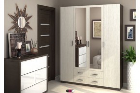 Шкаф Квадро шимо светлый/темный в Кировграде - kirovgrad.mebel24.online | фото 1