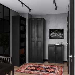 Шкаф МАКС двухдверный, цвет Дуб Венге в Кировграде - kirovgrad.mebel24.online | фото 4
