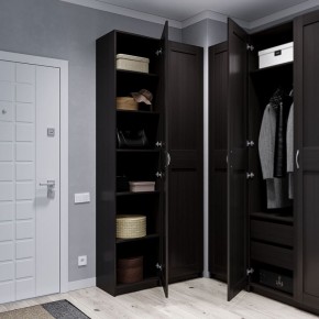 Шкаф МАКС однодверный узкий, цвет Дуб Венге в Кировграде - kirovgrad.mebel24.online | фото 4