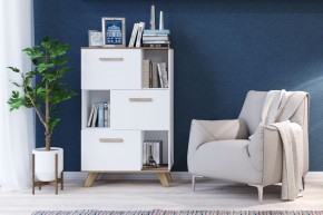 Шкаф низкий с нишами Вега Скандинавия в Кировграде - kirovgrad.mebel24.online | фото 4
