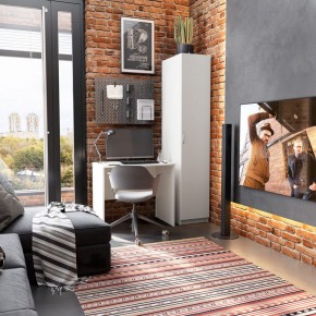 Шкаф ОРИОН однодверный, цвет белый в Кировграде - kirovgrad.mebel24.online | фото 4