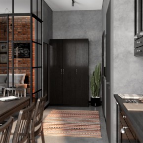 Шкаф ОРИОН трехдверный, цвет Дуб Венге в Кировграде - kirovgrad.mebel24.online | фото 4