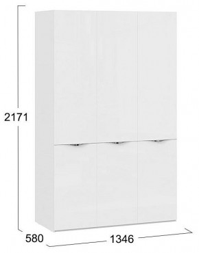Шкаф платяной Глосс СМ-319.07.431 в Кировграде - kirovgrad.mebel24.online | фото 4