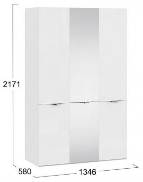 Шкаф платяной Глосс СМ-319.07.432 в Кировграде - kirovgrad.mebel24.online | фото 4
