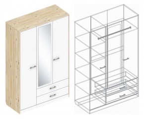 Шкаф "Милана" 3-х створчатый с 2 ящиками в Кировграде - kirovgrad.mebel24.online | фото 3