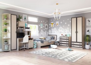 НАОМИ Шкаф 1 створчатый с полками и штангой в Кировграде - kirovgrad.mebel24.online | фото 2