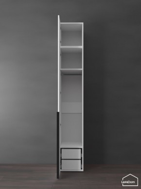 Шкаф с антресолью Linnea MHR-1A-3 2450х400х510 (Белый-М 11.1.2) в Кировграде - kirovgrad.mebel24.online | фото 5