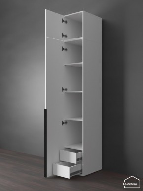 Шкаф с антресолью Linnea MHR-1A-4 2450х400х510 (Белый-М 11.1.2) в Кировграде - kirovgrad.mebel24.online | фото 5