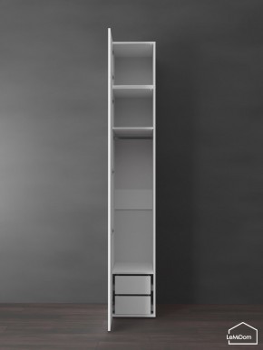 Шкаф с антресолью Linnea MHR-1POA-3 2450х400х510 (Белый-М 11.1.1) в Кировграде - kirovgrad.mebel24.online | фото 5