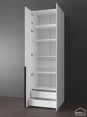 Шкаф с антресолью Linnea MHR-2A-4 2450х800х510 (Белый-М 11.1.2) в Кировграде - kirovgrad.mebel24.online | фото 5