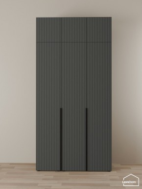 Шкаф с антресолью Linnea MHR-3A-1 2450х1200х510 (Графит-М 11.1.25) в Кировграде - kirovgrad.mebel24.online | фото 1