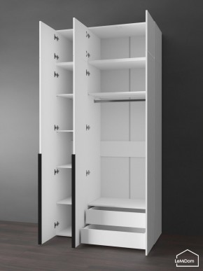 Шкаф с антресолью Linnea MHR-3A-2 2450х1200х510 (Белый-М 11.1.2) в Кировграде - kirovgrad.mebel24.online | фото 5