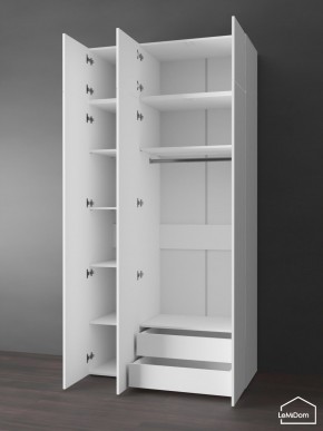 Шкаф с антресолью Linnea MHR-3POA-2 2450х1200х510 (Белый-М 11.1.2) в Кировграде - kirovgrad.mebel24.online | фото 5