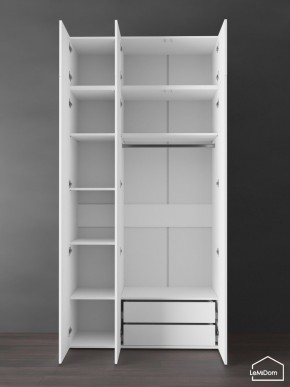 Шкаф с антресолью Linnea MHR-3POA-2 2450х1200х510 (Белый-М 11.1.2) в Кировграде - kirovgrad.mebel24.online | фото 6