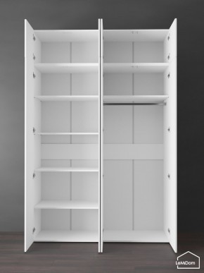 Шкаф с антресолью Linnea MHR-4POA-1 2450х1600х510 (Белый-М 11.1.2) в Кировграде - kirovgrad.mebel24.online | фото 4