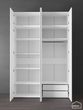 Шкаф с антресолью Linnea MHR-4POA-2 2450х1600х510 (Белый-М 11.1.2) в Кировграде - kirovgrad.mebel24.online | фото 5