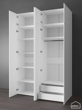 Шкаф с антресолью Linnea MHR-4POA-2 2450х1600х510 (Белый-М 11.1.2) в Кировграде - kirovgrad.mebel24.online | фото 6
