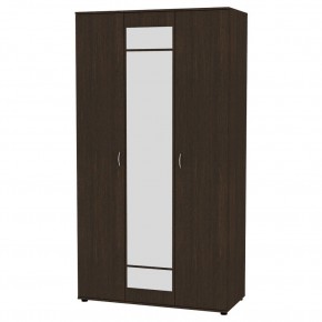 Шкаф с зеркалом "Алиса (H5_M)" ручка скоба (Венге) в Кировграде - kirovgrad.mebel24.online | фото