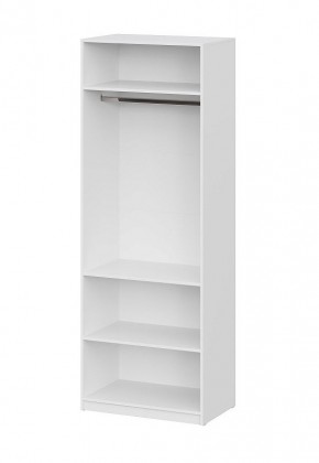 Шкаф ШК-5 + 2 полки (800) Белый текстурный в Кировграде - kirovgrad.mebel24.online | фото 3