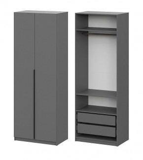 Шкаф ШК-5 + 2 полки + ящики (800) Графит в Кировграде - kirovgrad.mebel24.online | фото 1
