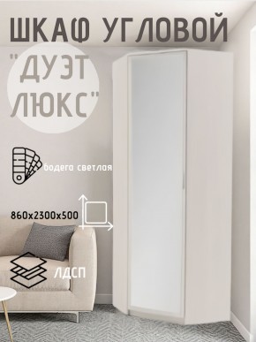 Шкаф угловой Дуэт Люкс с зеркалом в Кировграде - kirovgrad.mebel24.online | фото 6