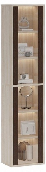 Шкаф-витрина Домино СУ(ш1в2)+2ФС в Кировграде - kirovgrad.mebel24.online | фото 2