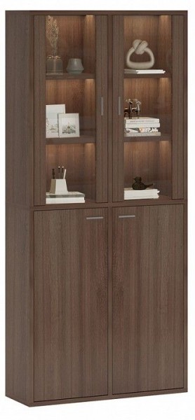 Шкаф-витрина Домино СУ(ш2в2)+2ФС+2ФГ в Кировграде - kirovgrad.mebel24.online | фото 2
